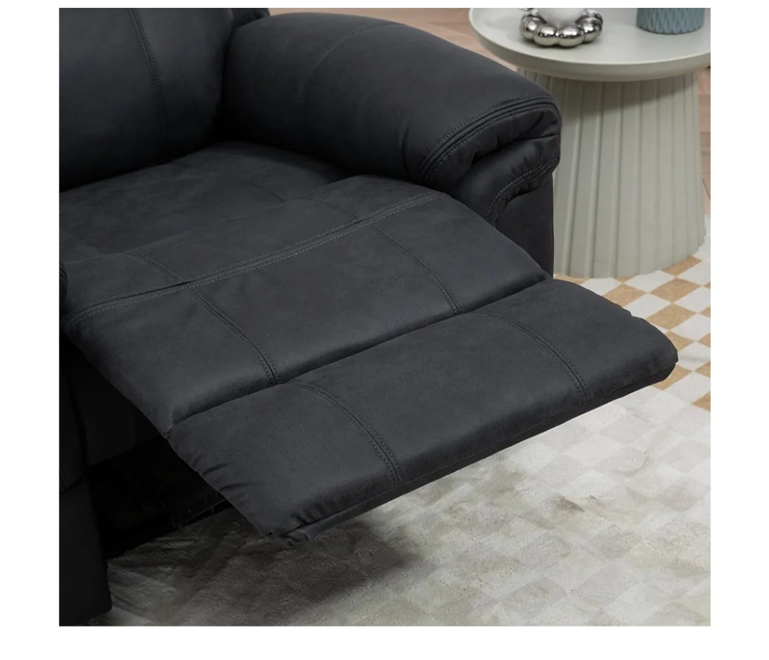 Vibration Massage Recliner Chair - Black - photo 4