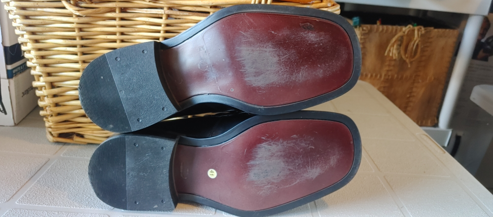Aldo Black Leather Loafers Size 8 - photo 3