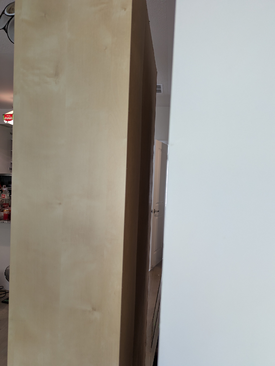 Tall Wooden Bookcase with 4 adjustable shelves - photo 4