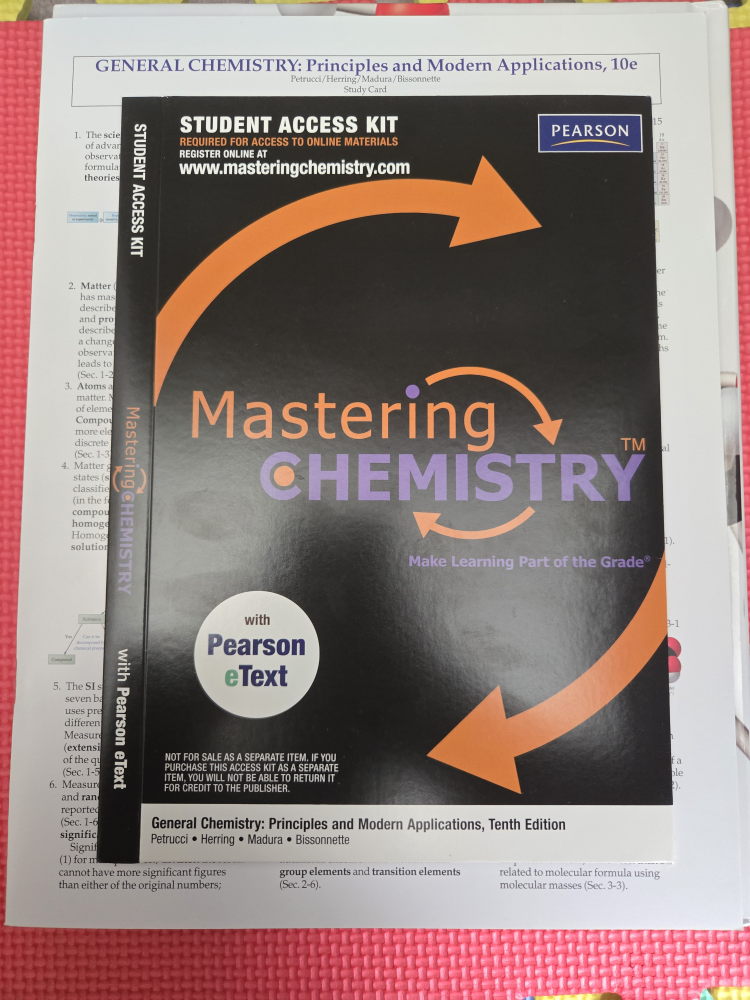 General Chemistry package 10th edition - photo 4
