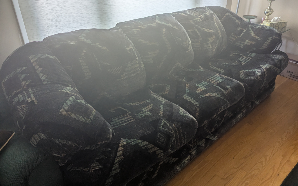 Patterned 3-Seater and 2-Seater Sofa - photo 2