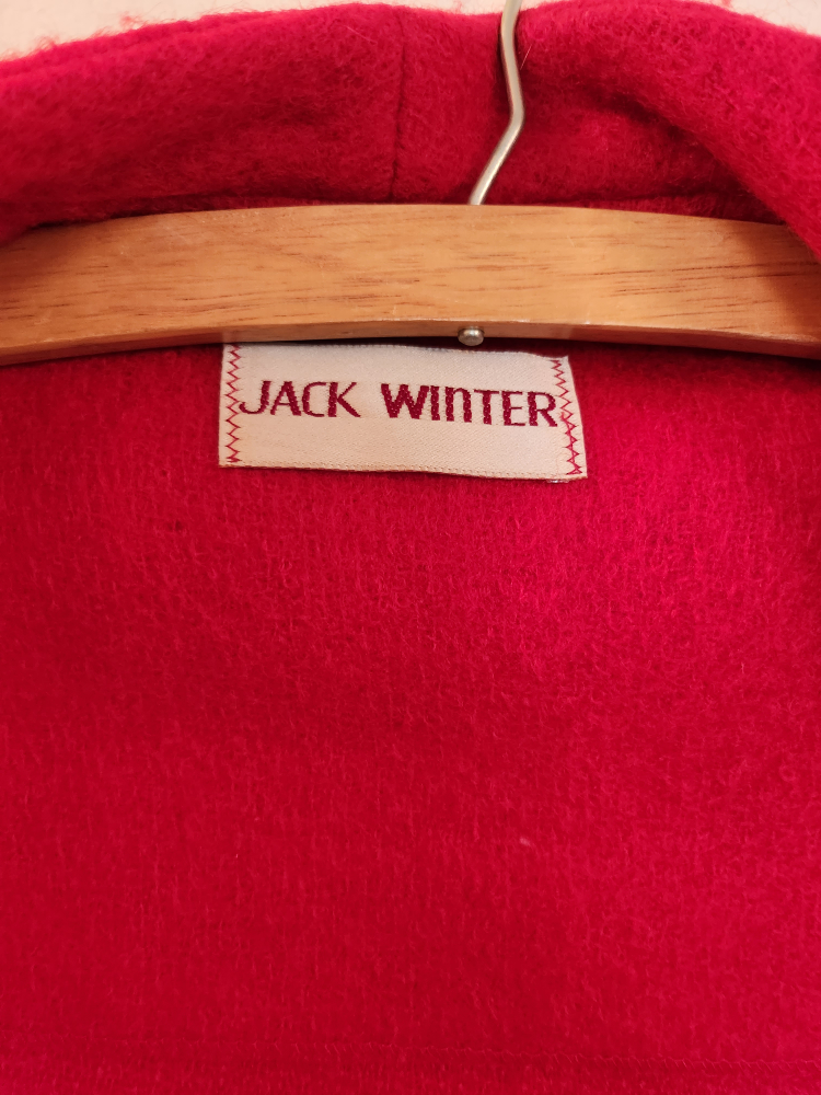 Jack Winter Red Wool Blend Blazer - Size 16 - photo 2