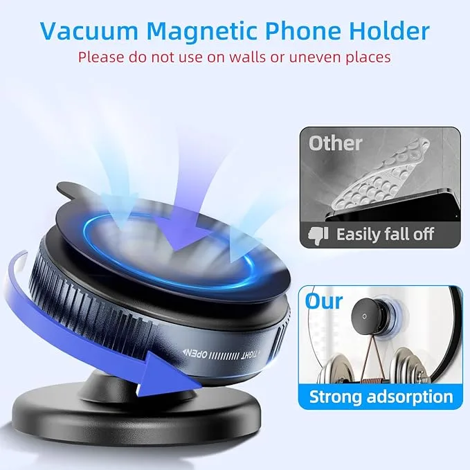 Vacuum Suction Magnetic Phone Bracket 🥕 image indicator(2)