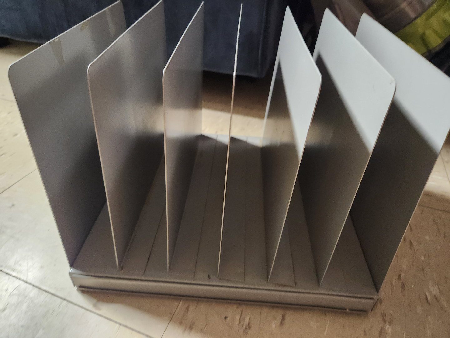 Gray Metal File Organizer