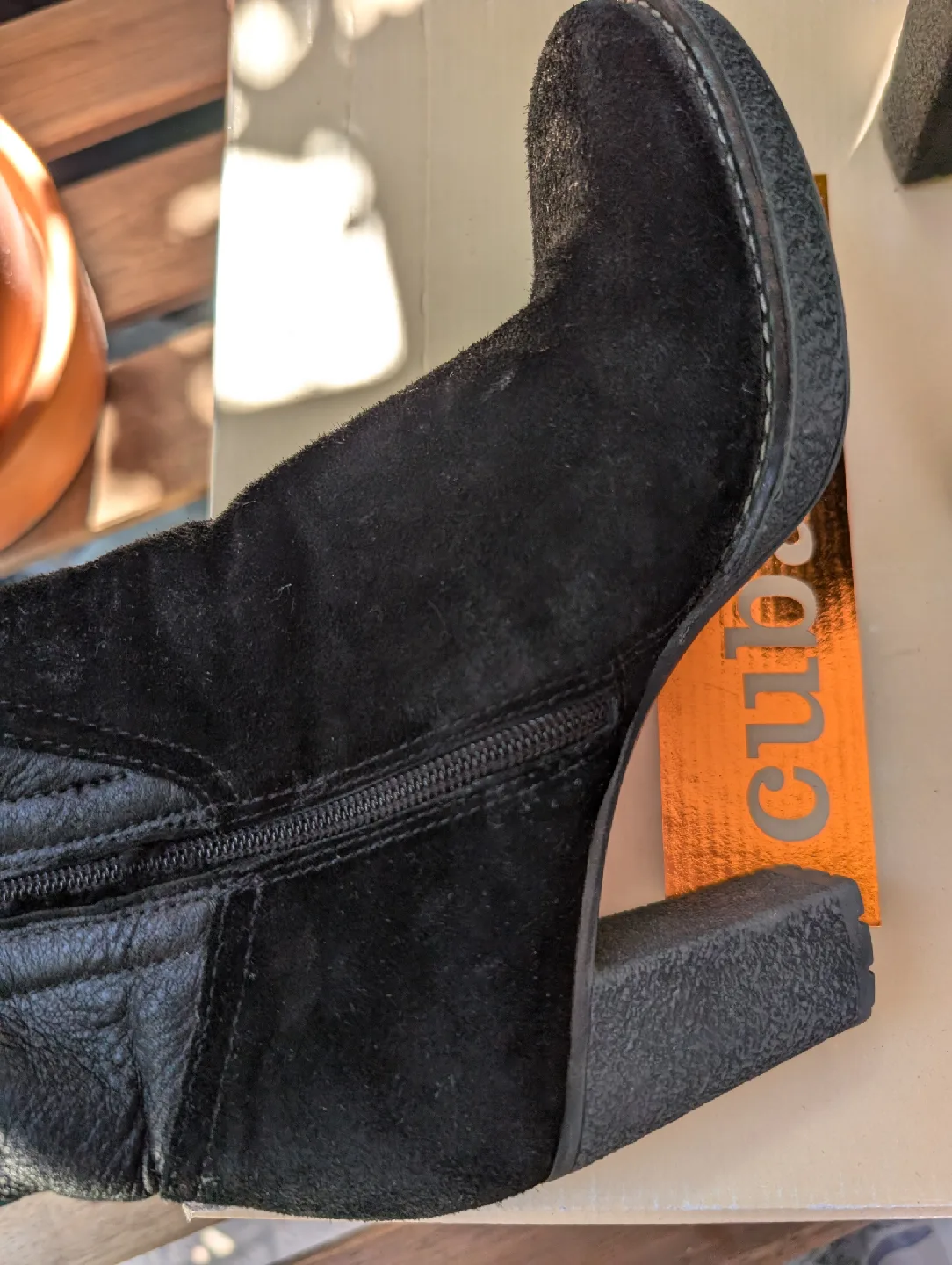 Cabana's Black Suede Leather Boots size 37 image indicator(7)