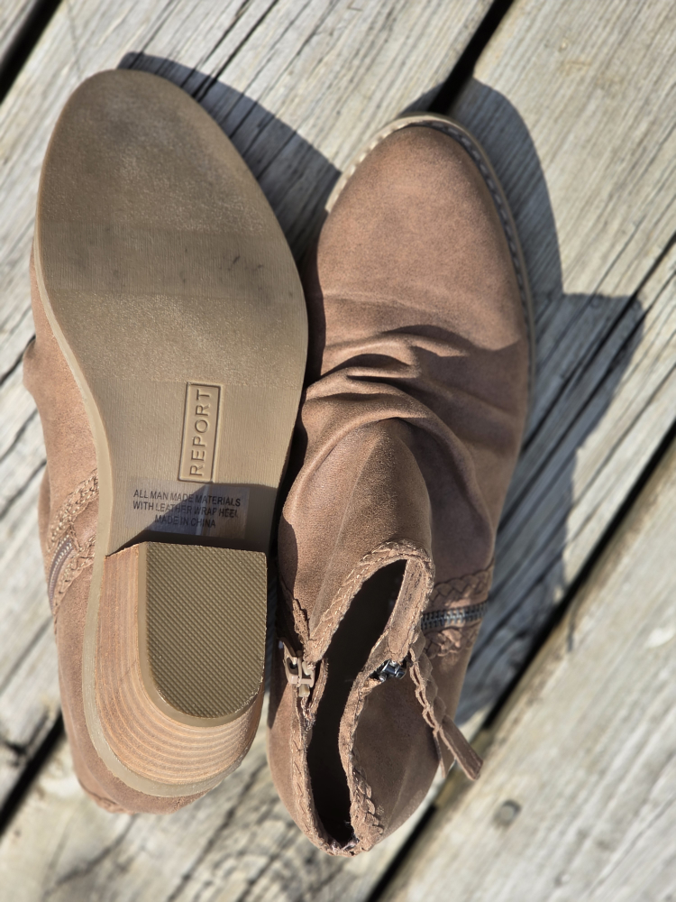 Report Brown Suede Ankle Boots Size 8½ - So cute! - photo 3