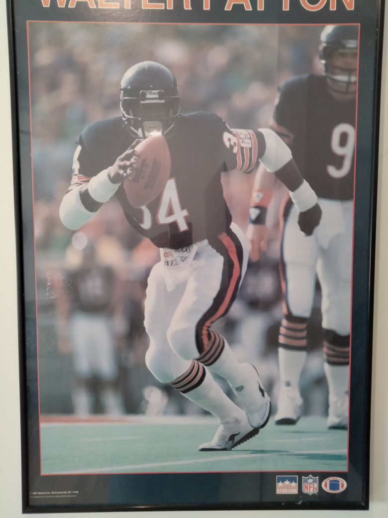 Walter Payton Chicago Bears Framed Poster