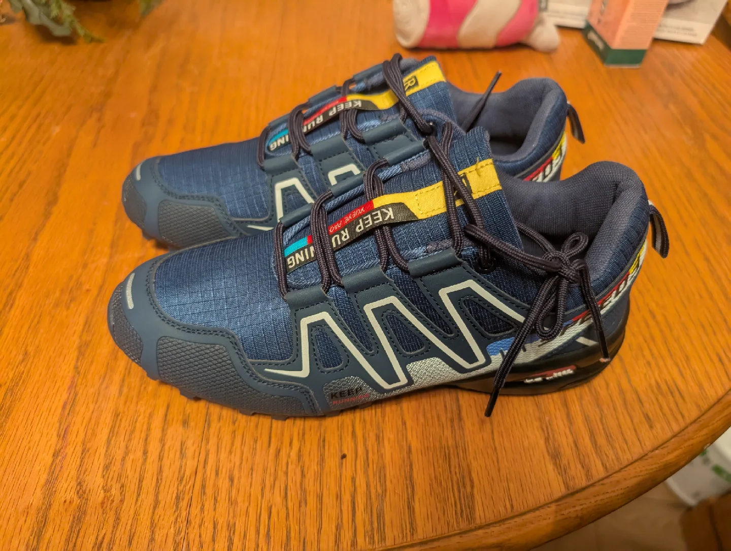 Keep Running XIEKE AJ Blue Running Shoes image indicator(4)