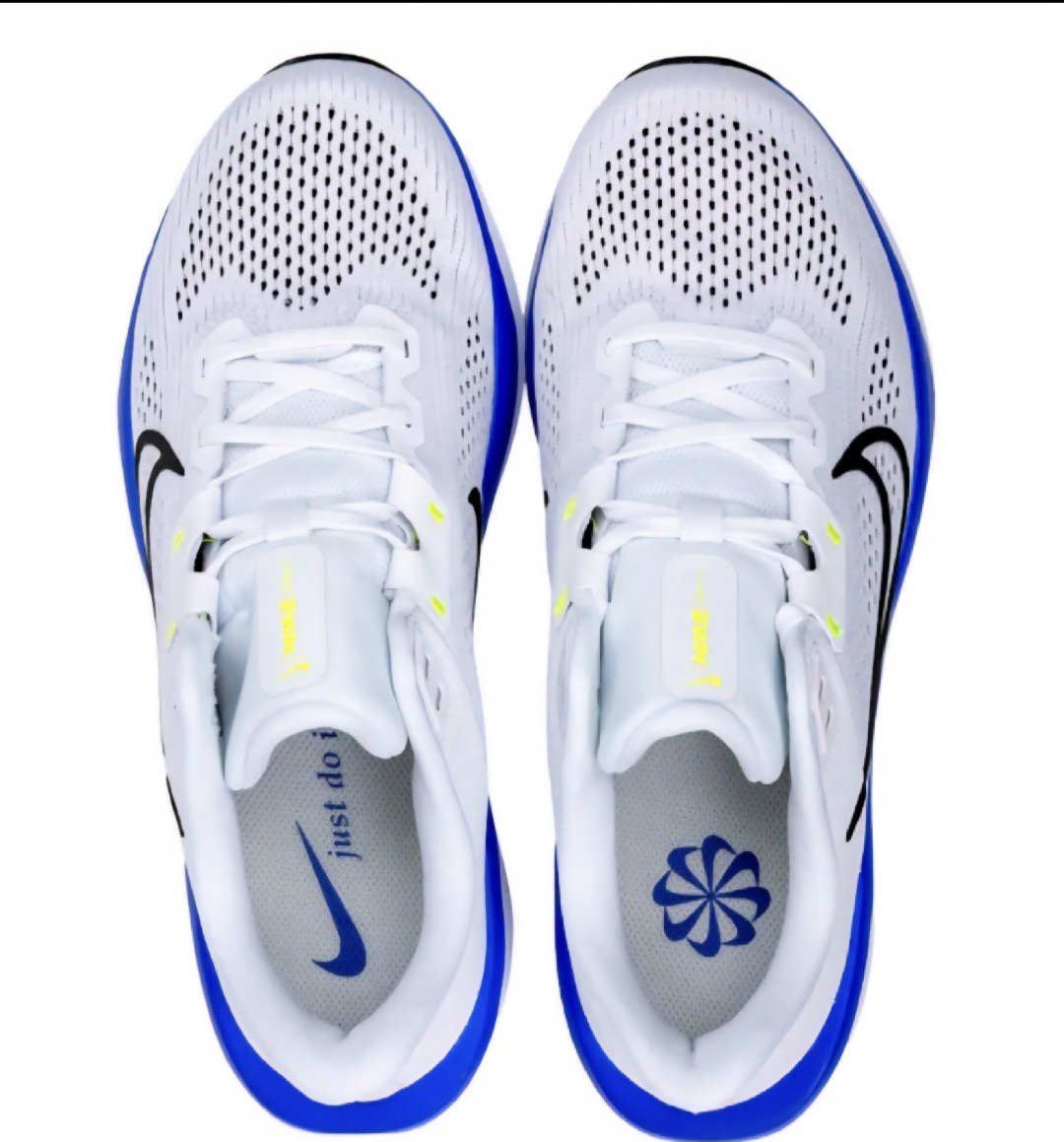 Nike ComfiRide White and Blue Running Shoes - photo 4