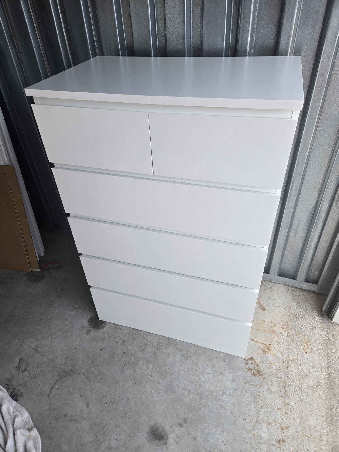 IKEA MALM White 6-Drawer Dresser