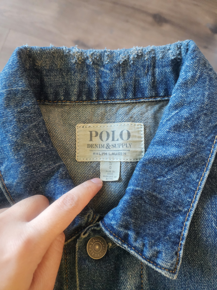 100% New - Polo Ralph Lauren Denim Jacket, Size L - photo 3