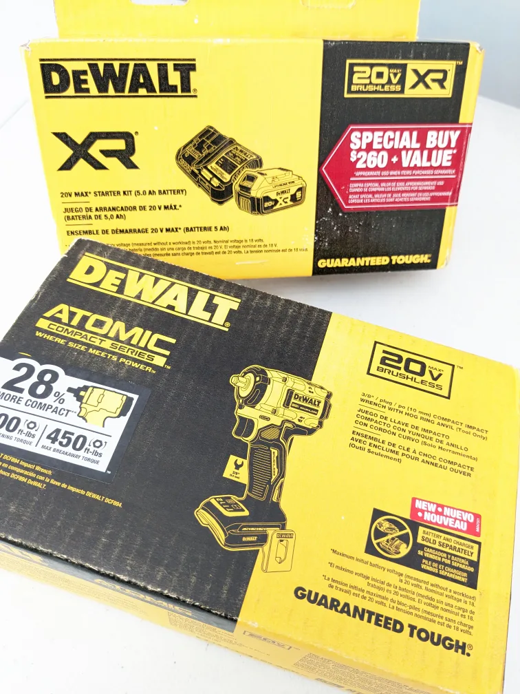 20V Max DeWalt Atomic 3/8" Impact Wrench Combo Kit image indicator(3)