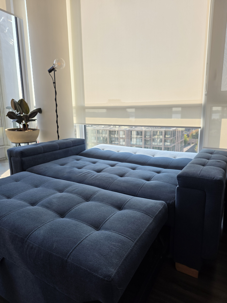 Blue Sofa Bed - Great Condition! - photo 3