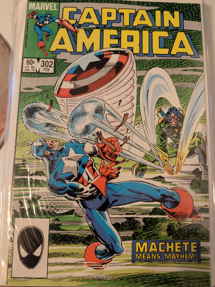 Captain America #302 Marvel Comic Book thumbnail