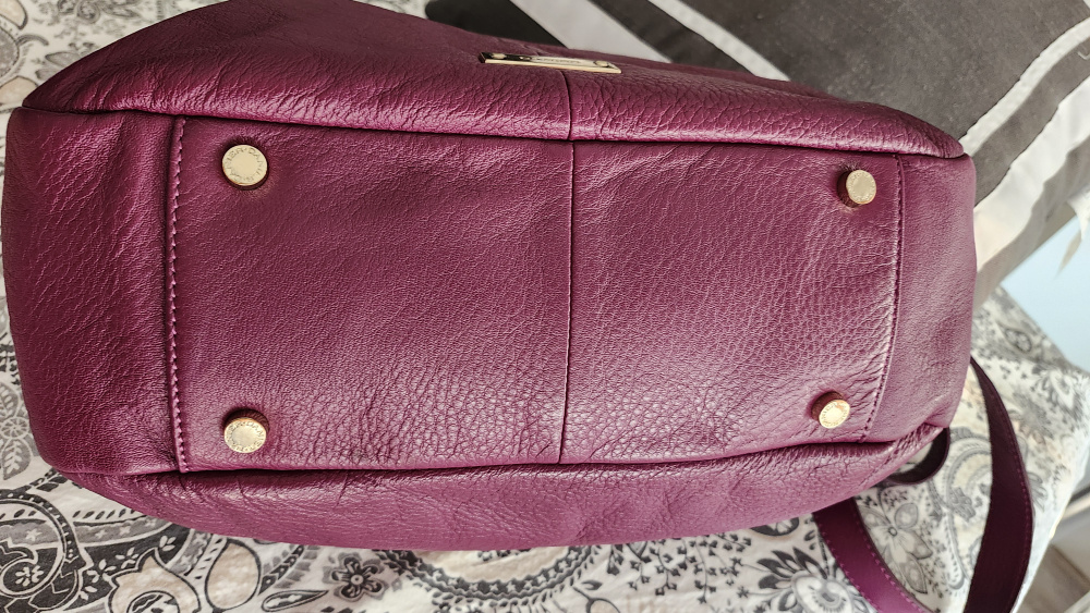 Danier Leather Handbag - Purple - photo 3