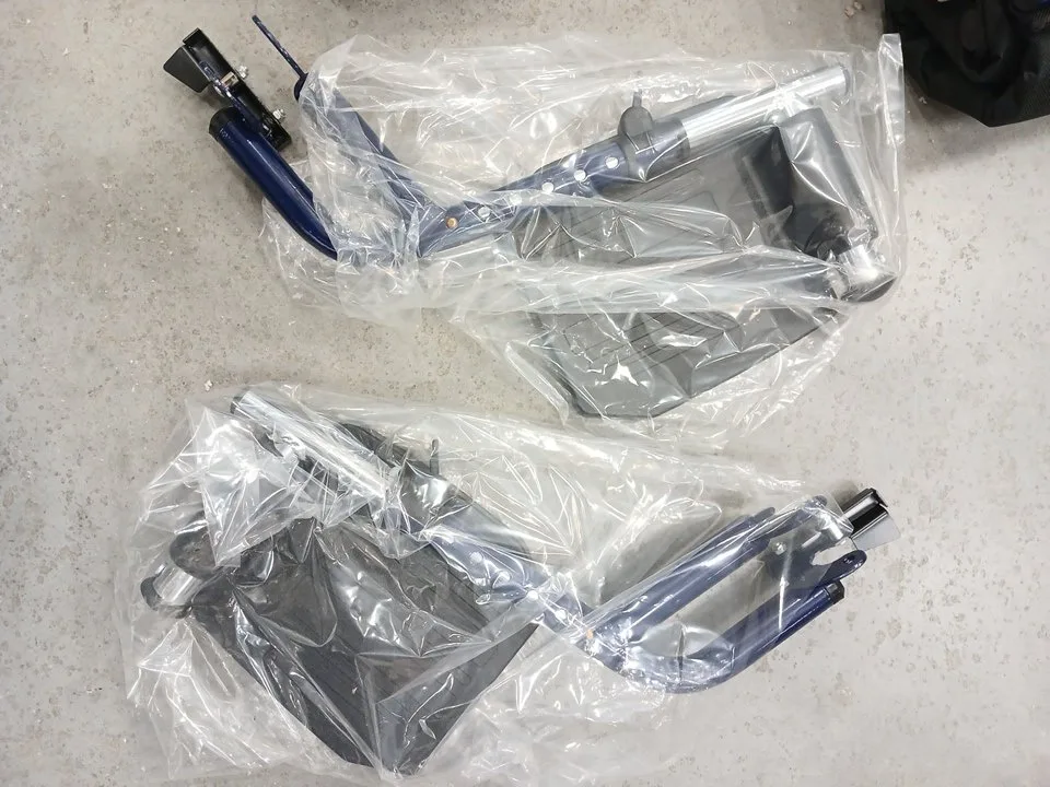 CAREX FOLDABLE TRANSPORT WHEELCHAIR With Removeable Footrests - image indicator(3)