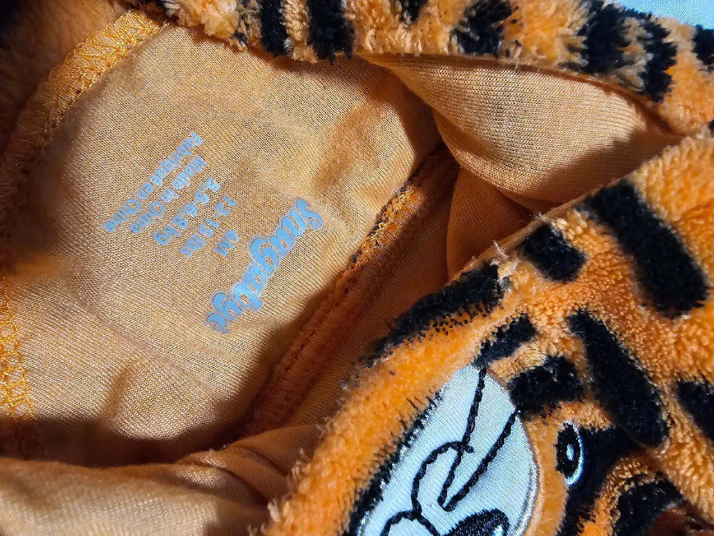 Tiger Onesie - Size 6 Months image indicator(2)