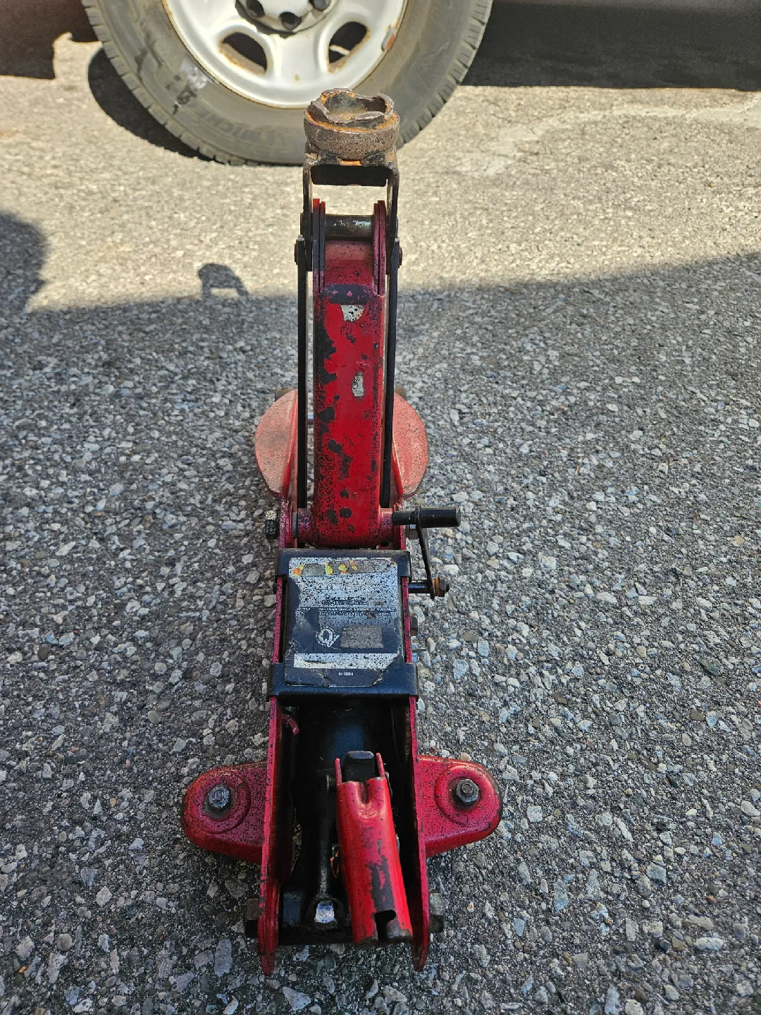 MOTOR Red Hydraulic safety  locking  Jack image indicator(2)