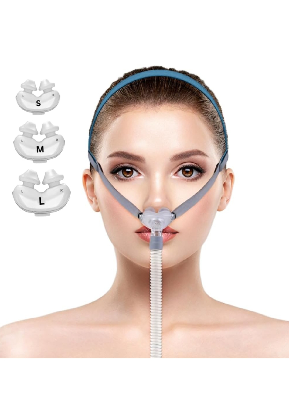 New   Nasal Pillow Headgear Strap with 3 Sizes Nasal - photo 3