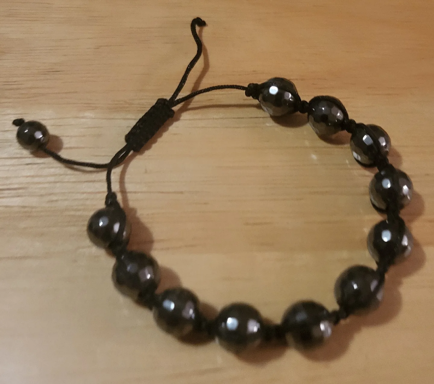 Hematite Beaded Bracelet thumbnail