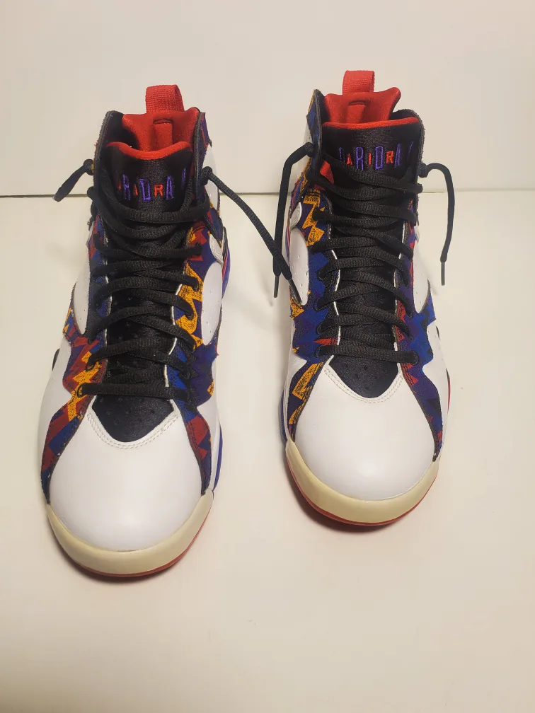 Men’s Jordan 7 Retro Nothing But Net W/Box 304775-142 Size 9.5 image indicator(9)