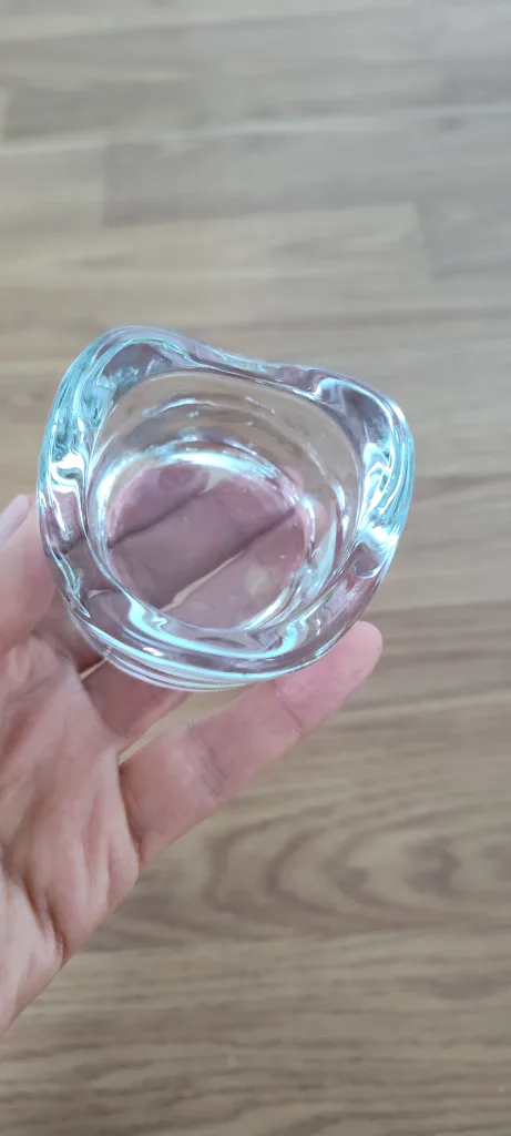 Set of 3 Clear Glass Candle Holders image indicator(2)