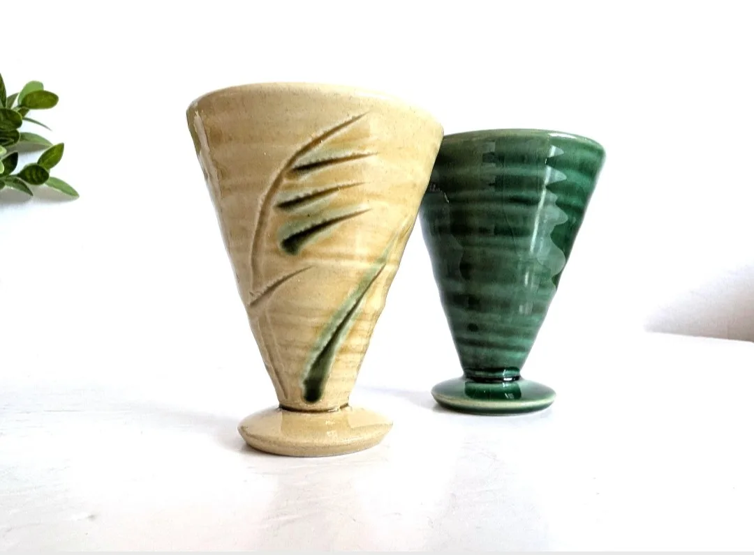 Japanese Saké Glasses ~ Drip Glaze Pottery image indicator(4)