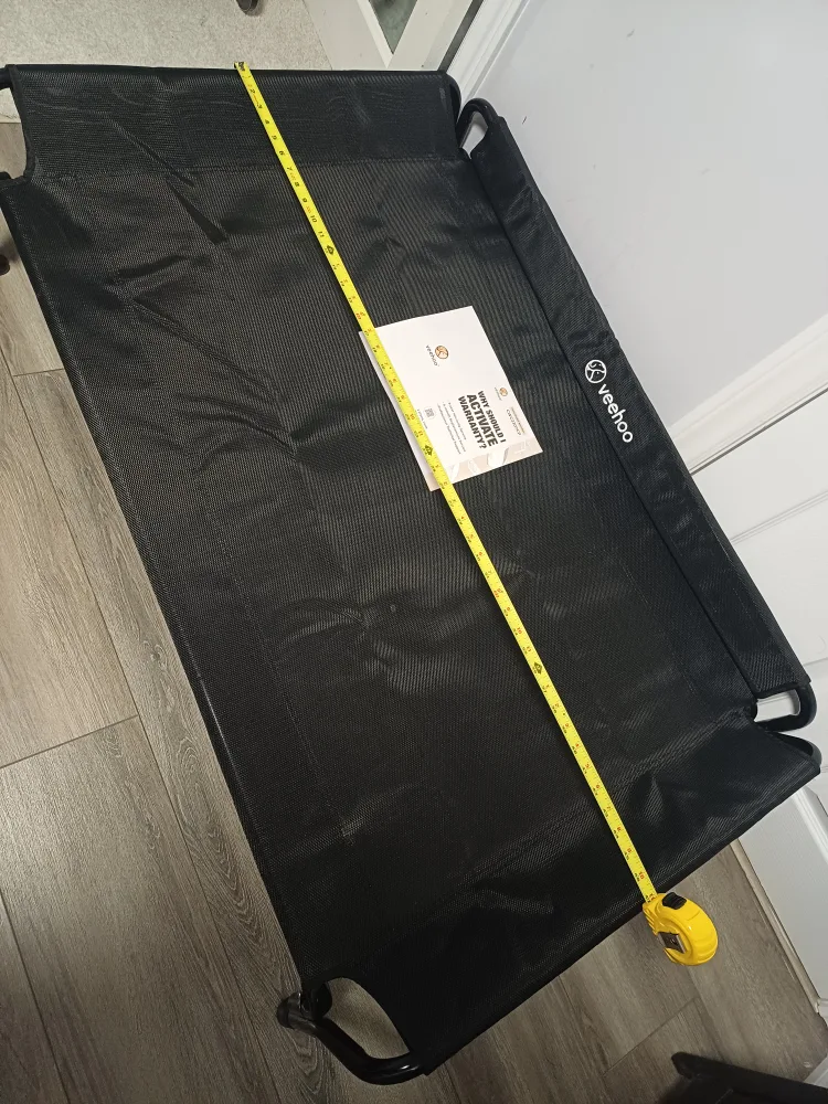 Veehoo Elevated Dog Bed - Black thumbnail