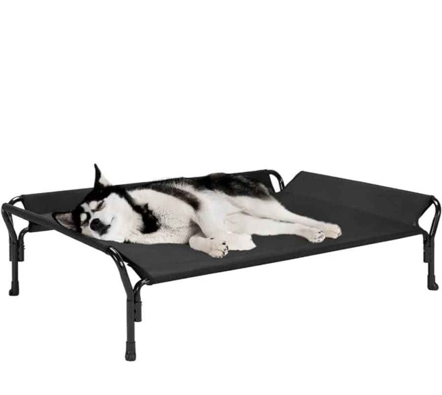 Veehoo Elevated Dog Bed - Black image indicator(4)