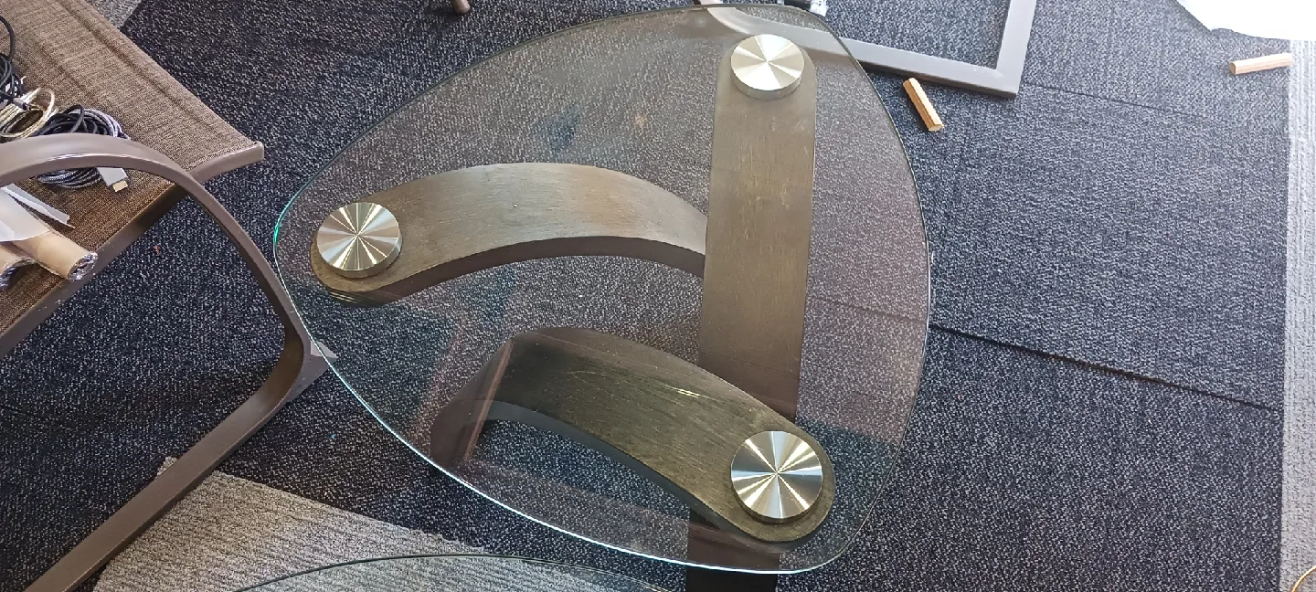 Pair of Glass Top Accent Tables image indicator(4)