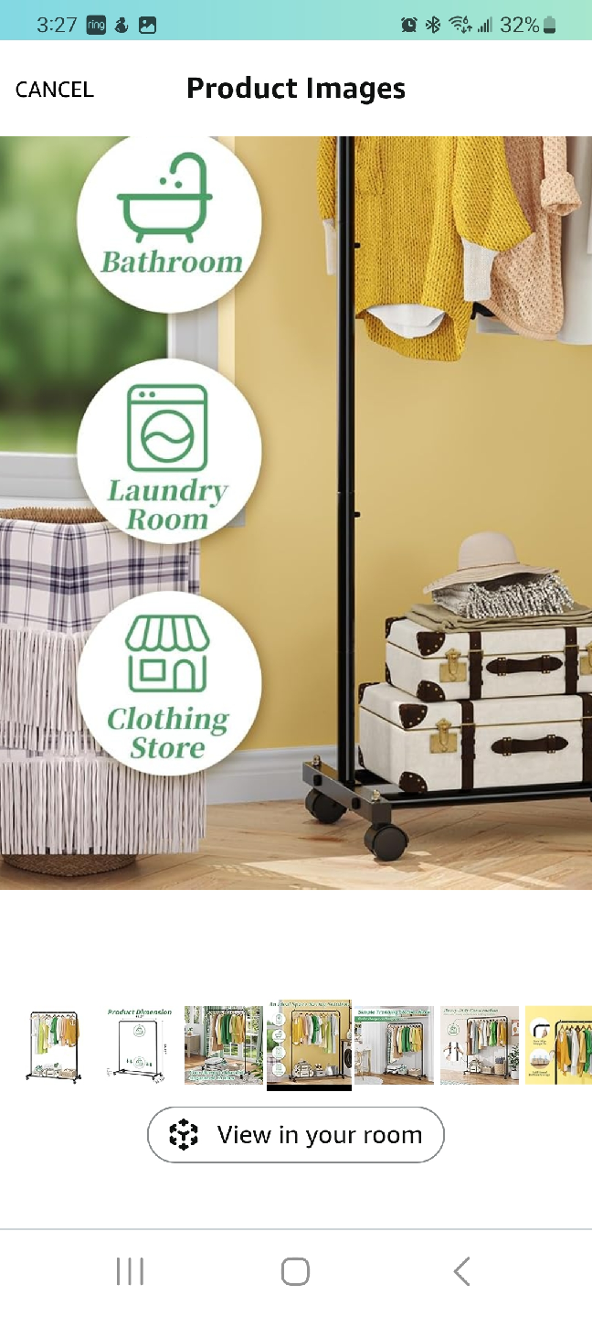 Rolling Clothes Rack - Heavy Duty - photo 5