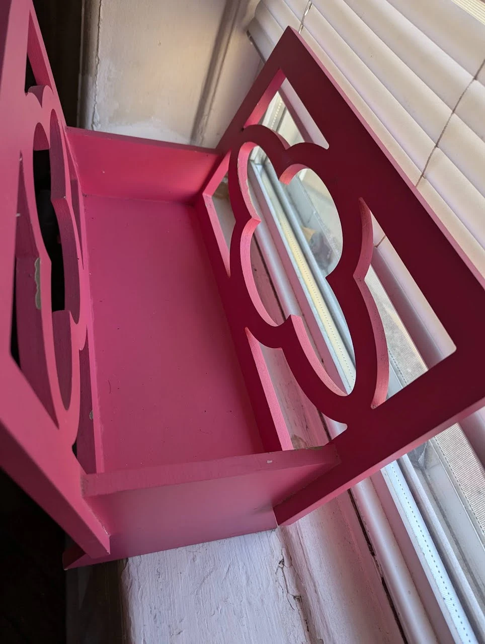 Pink Decorative Wall Shelf