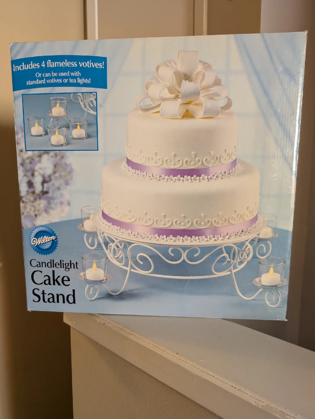 Wilton Candlelight Cake Stand with Votives BNIB $65 thumbnail