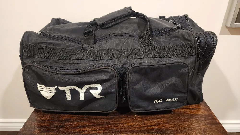 TYR H2O Max Black Swimming Duffel Bag thumbnail