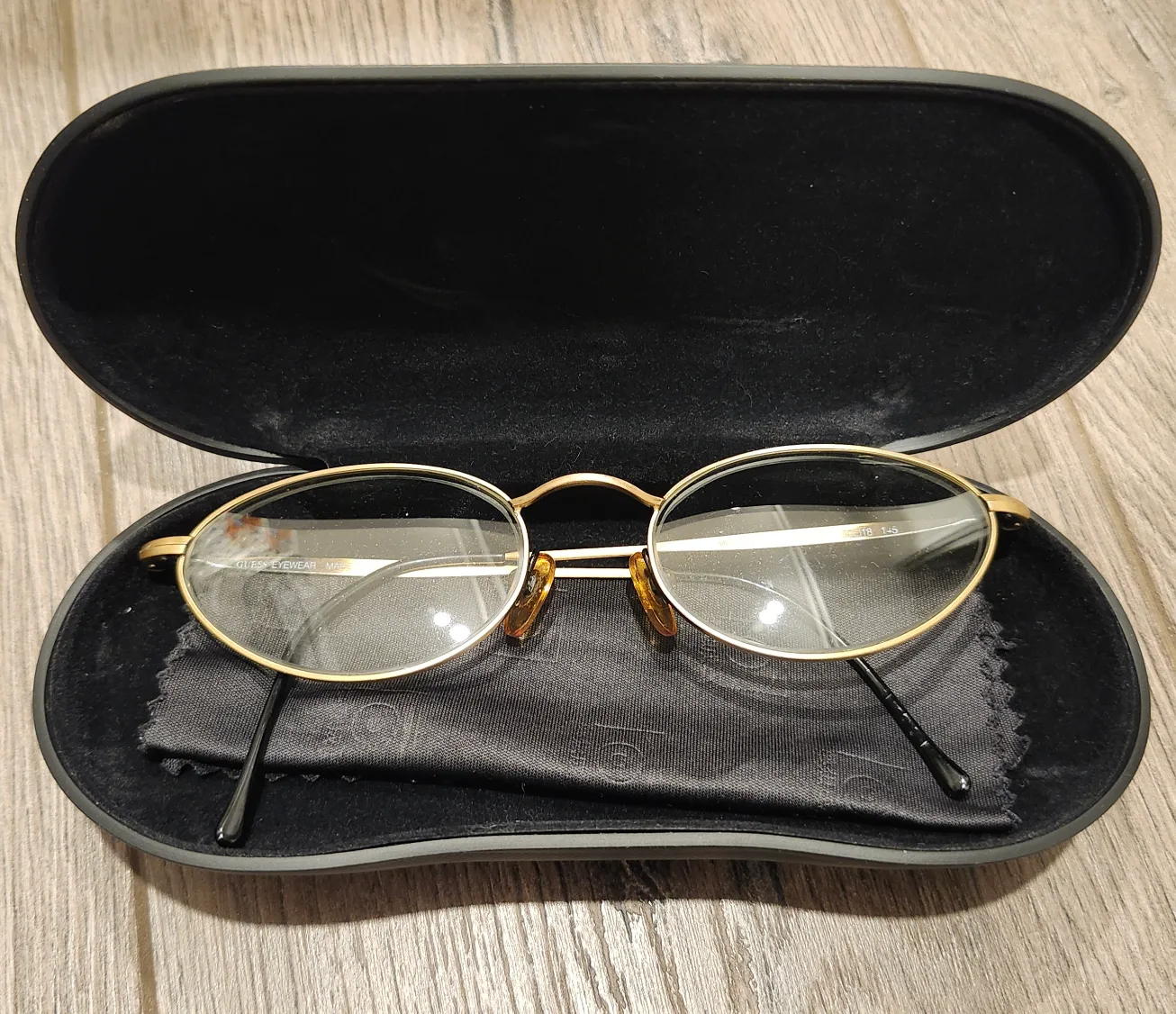 Guess Eyewear Gold Frame Glasses thumbnail