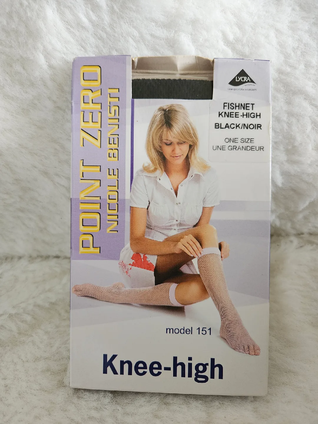 Point Zero Nicole Benisti Knee-High Fishnet Socks image indicator(2)