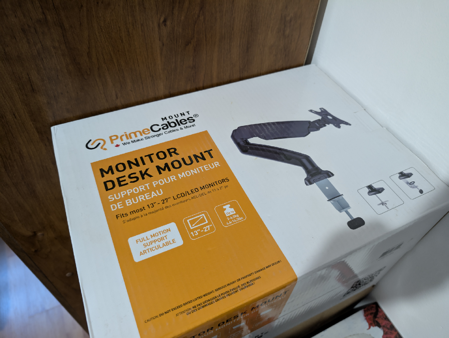 PrimeCables Monitor Desk Mount (13"-27")
