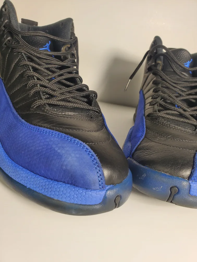 Men’s Jordan 12 Retro Black Game Royal 130690-014 Size 11.5 image indicator(3)