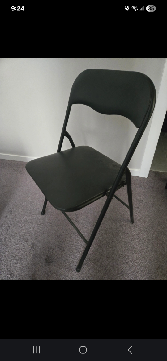 Black Folding Chair 🥕