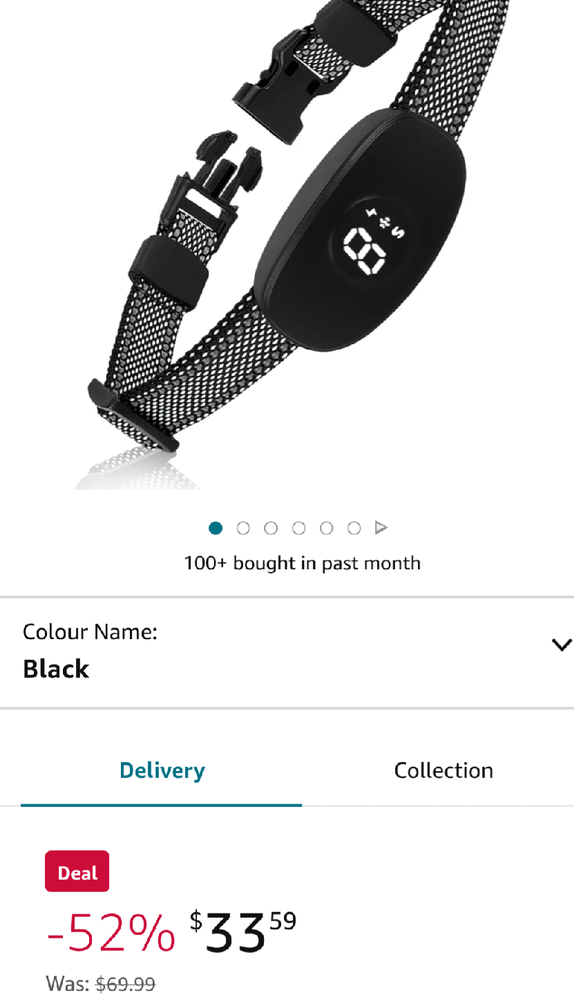 NEW!   LAKWAR Bark Collar - photo 2