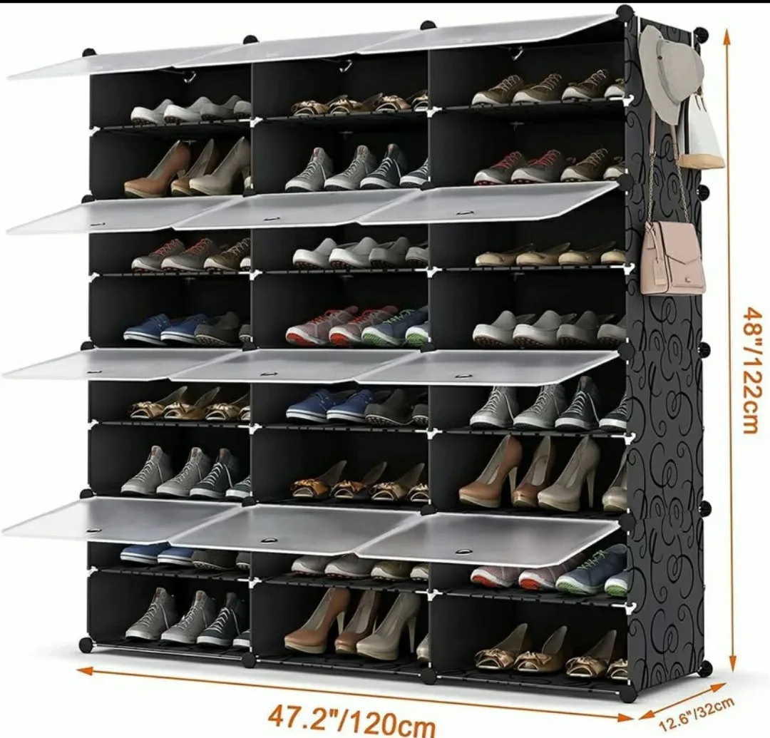 Black Shoe Rack Organizer thumbnail