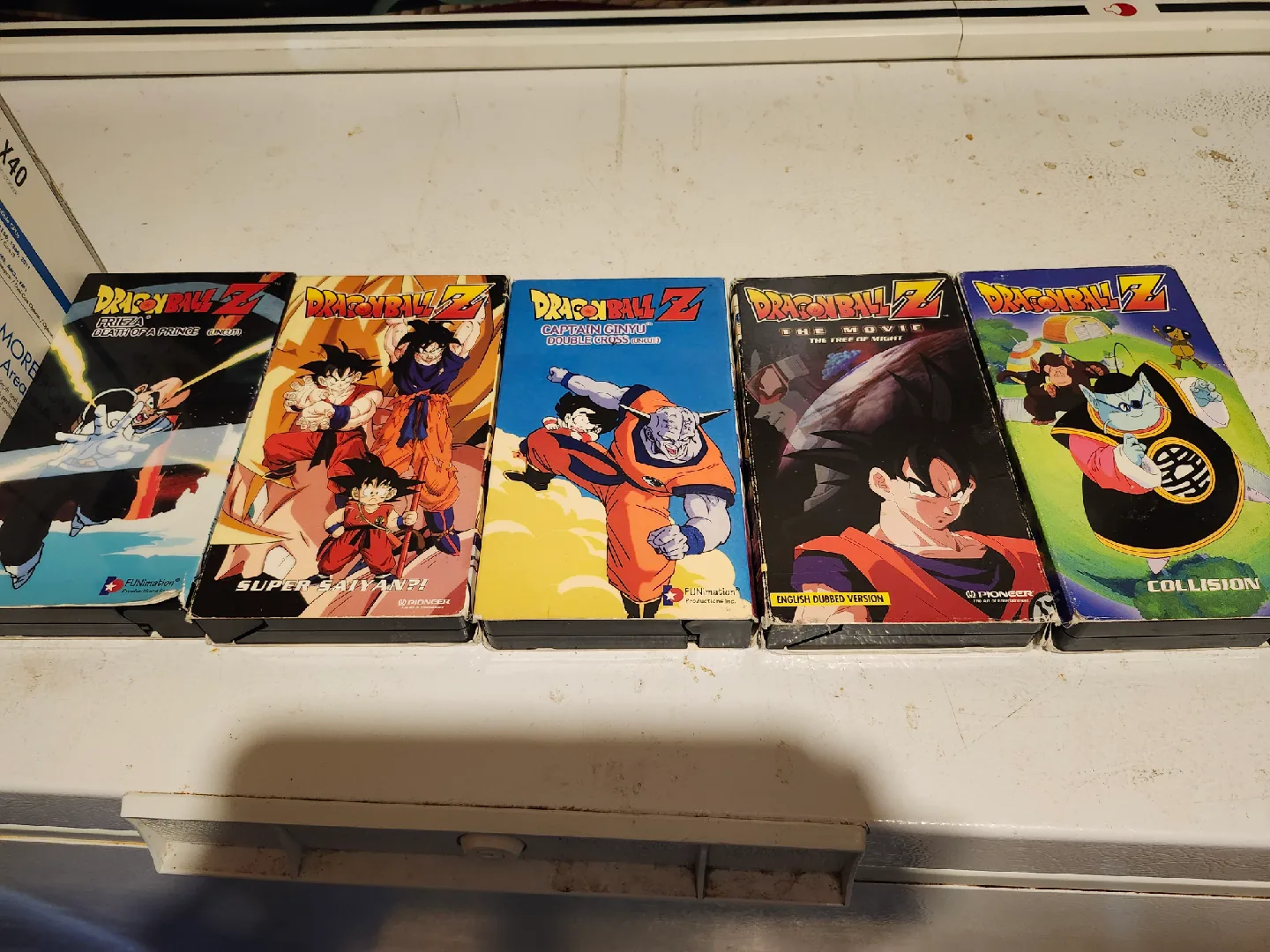 DragonBallZ VHS tapes. thumbnail