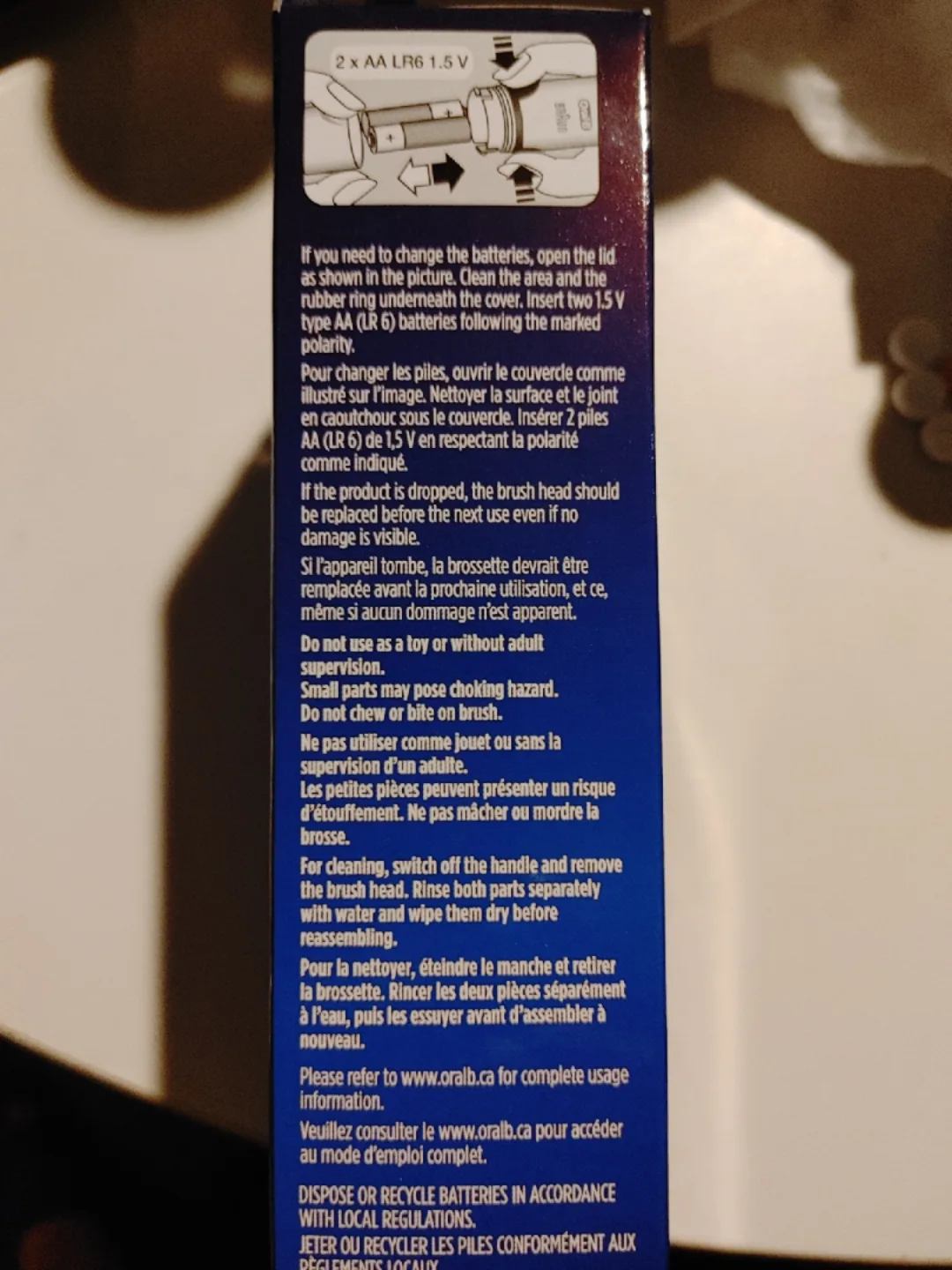 💚TWO ORAL-B PRO 100 POWER BATTERY TOOTHBRUSHES BRAND NEW image indicator(3)