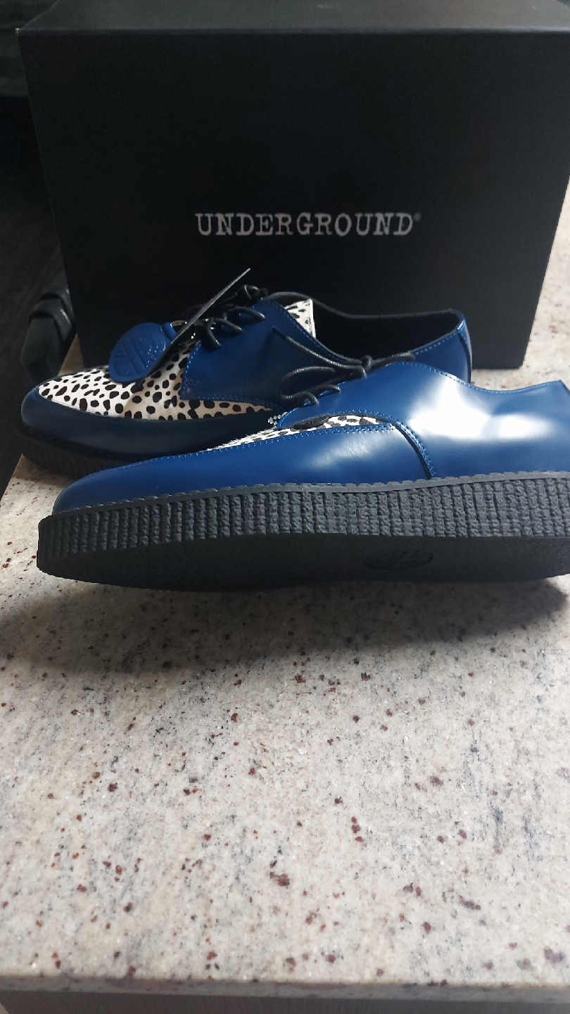 Underground England Creepers, Blue & Dalmatian, Brand New - photo 4