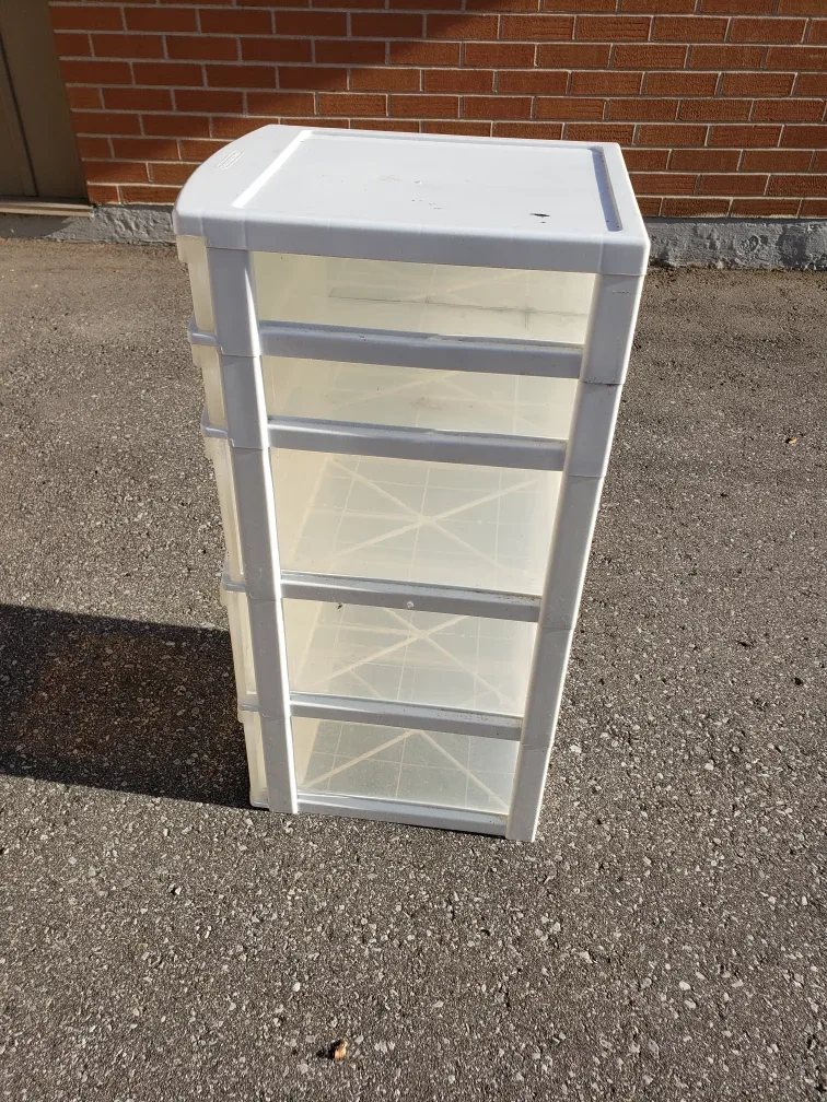 5-Drawer Plastic Storage Tower image indicator(3)