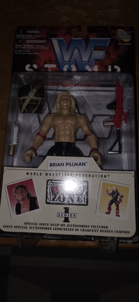 WWF Brian Pillman Jakks Action Figure