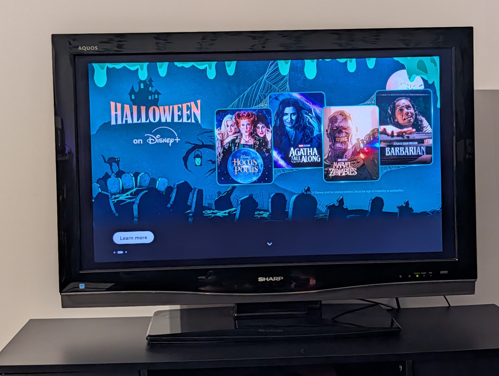 Sharp Aquos 37" TV & Remote