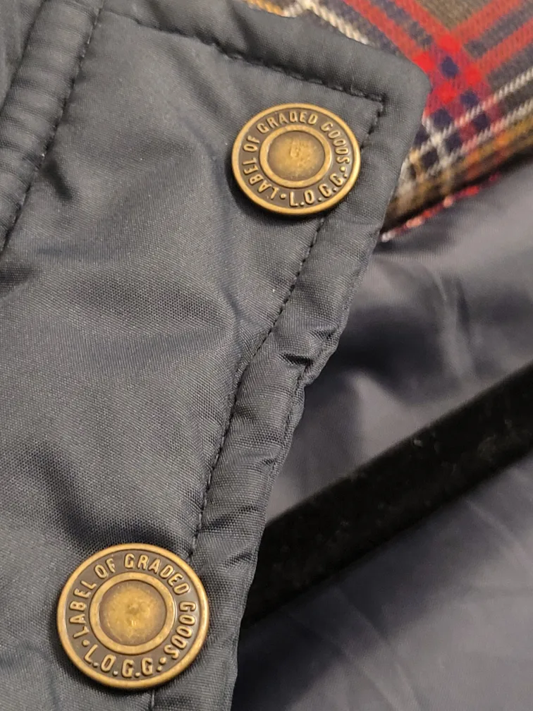 H&M L.O.G.G. Hooded Puffer Vest - Size 10 Womens image indicator(2)