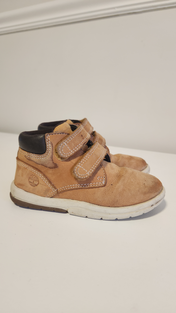 Timberland Kids' Brown Leather Ankle Boots size 9 - photo 2