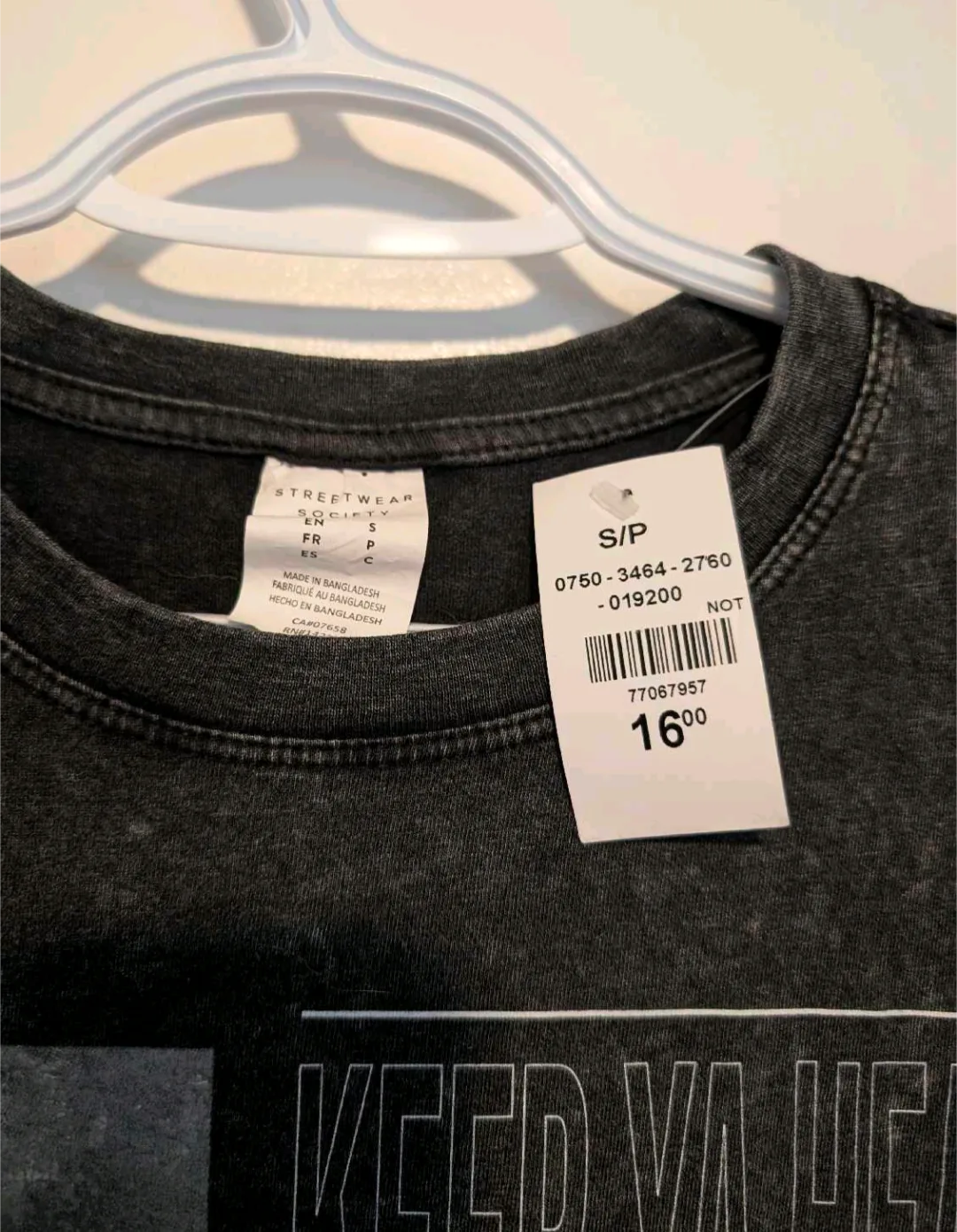 Tupac Shakur Graphic T-Shirt - Size S image indicator(2)